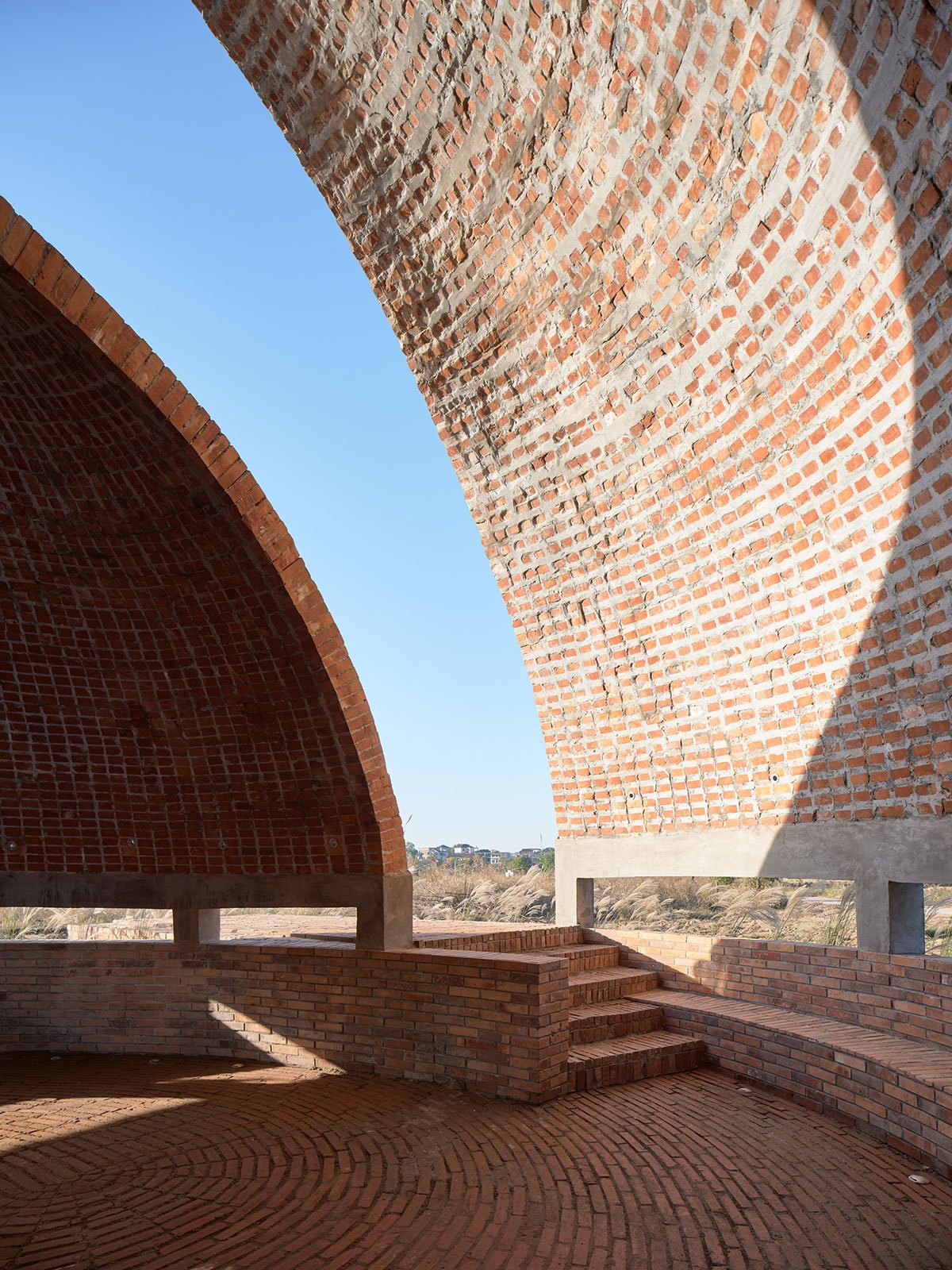 Twisted Brick Shell Concept Library | HCCH Studio - ArchiDiaries
